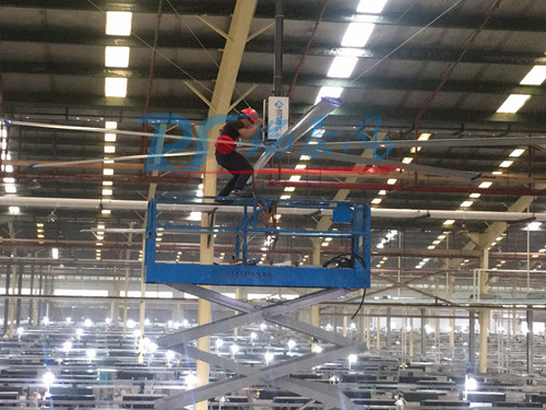 為什么高大型廠房更適合安裝大型工業吊扇？瑞泰風環保空調,冷風機